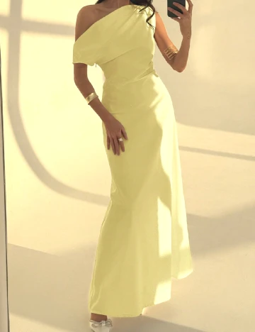 Rochie lunga SHEIN, galben Galben