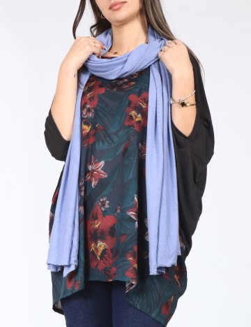 Esarfa Bershka, albastru