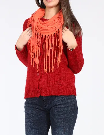 Esarfa circulara Bershka, portocaliu Portocaliu