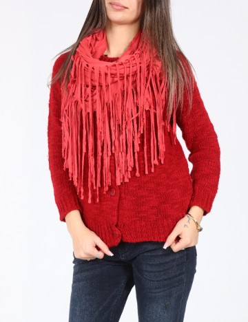 Esarfa circulara Bershka, roz