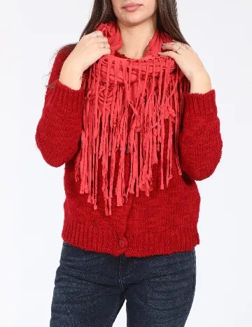 Esarfa circulara Bershka, roz Roz