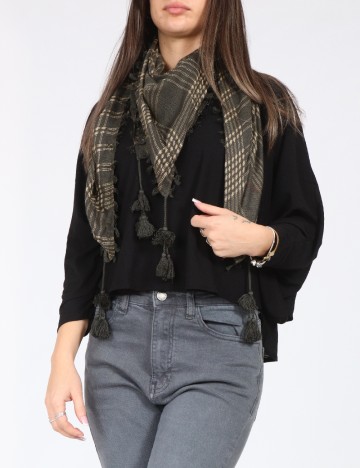 Esarfa Bershka, verde