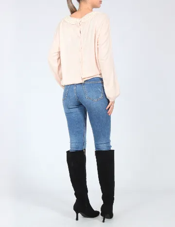 Cardigan Zara, roz pal