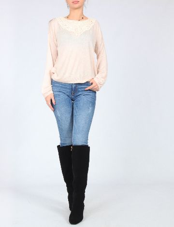 Cardigan Zara, roz pal