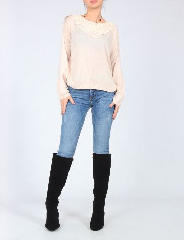 Cardigan Zara, roz pal