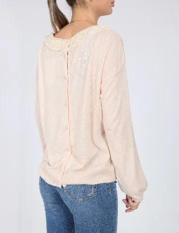 Cardigan Zara, roz pal