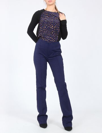 Pantaloni Zara, bleumarin