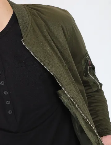 Geaca Zara, verde Verde