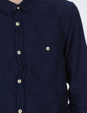 Camasa Bershka, bleumarin