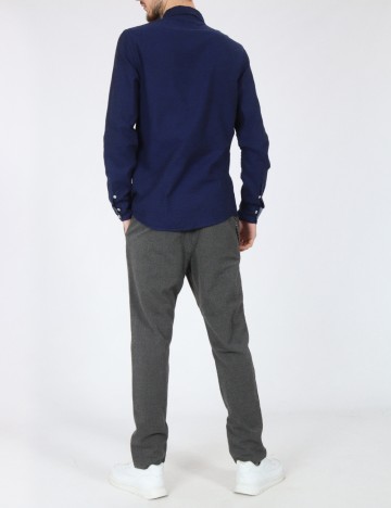 Camasa Bershka, bleumarin