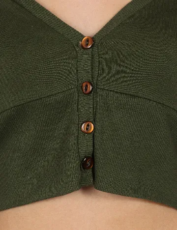 Top Zara, verde