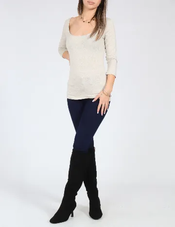 Bluza Bershka, gri deschis