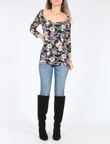 Bluza Bershka, floral print