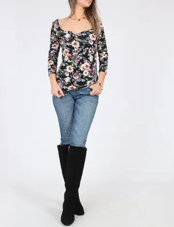 Bluza Bershka, floral print