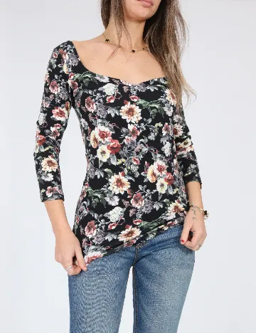 Bluza Bershka, floral print