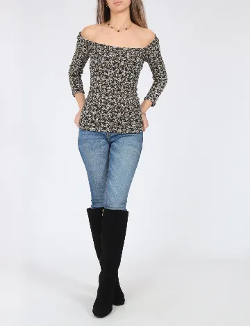 Bluza Bershka, negru