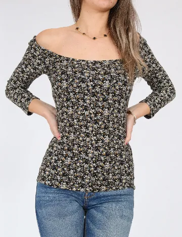 Bluza Bershka, negru