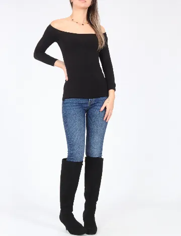 Bluza Bershka, negru