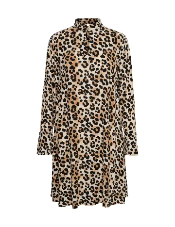 Rochie medie Culture, animal print