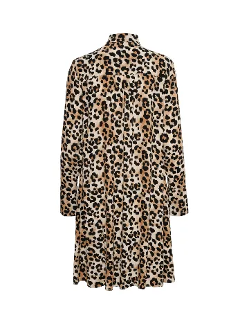 Rochie medie Culture, animal print