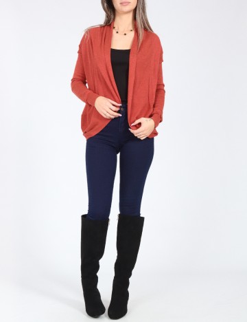 Cardigan Bershka, caramiziu