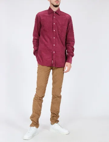 Pantaloni Zara, maro