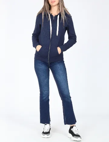 Hanorac Bershka, bleumarin