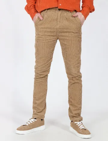 Pantaloni Zara, crem