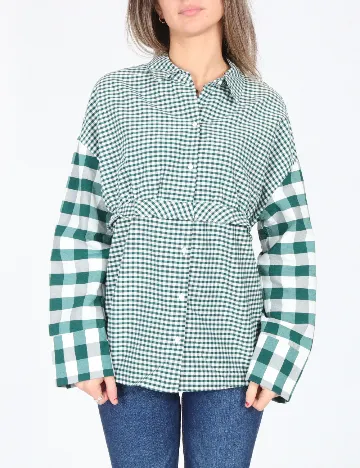 Camasa Zara, verde Verde