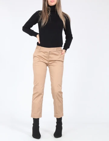 Pantaloni Zara, maro