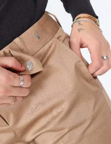 Pantaloni Zara, maro