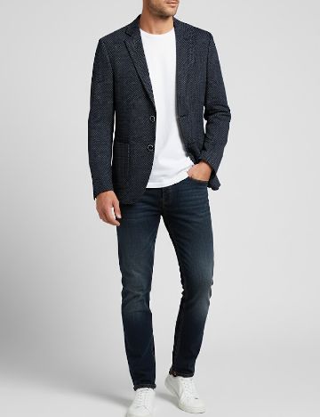 Sacou Zara, bleumarin