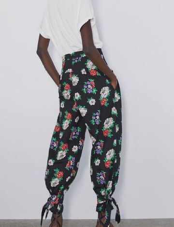 Pantaloni Zara, floral print