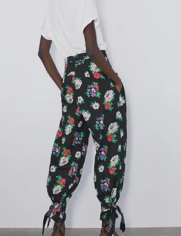 Pantaloni Zara, floral print