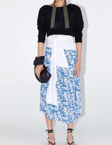 Fusta Zara, albastru