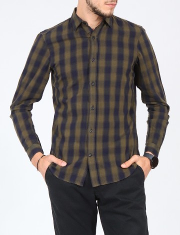 Camasa Pull&Bear, verde