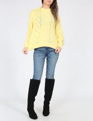 Pulover Bershka, galben Galben