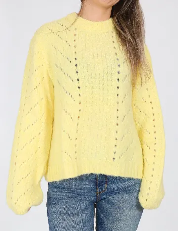 Pulover Bershka, galben Galben