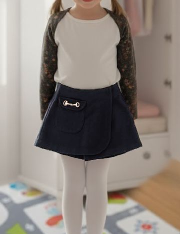 Fusta pantalon Zara, bleumarin