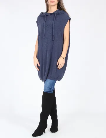 Vesta oversize Zara, albastru Albastru