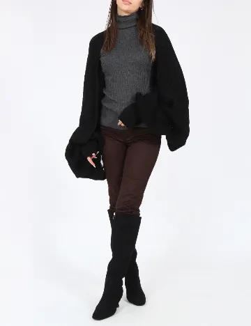 Bolero Bershka, negru Negru