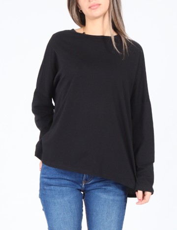 Bluza Oversize Pull&Bear, negru