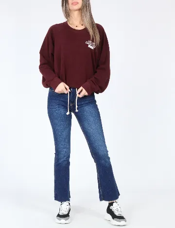 Bluza Pull&Bear, visiniu