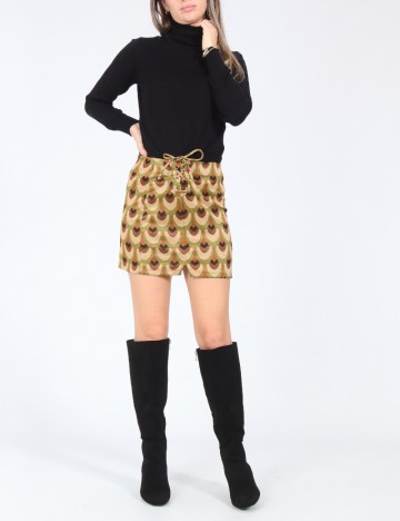 Fusta Bershka, mix culori