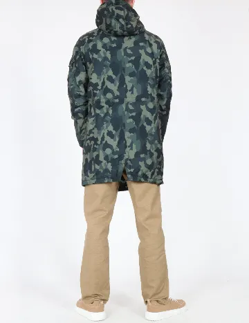 Geaca Pull&Bear, army Verde