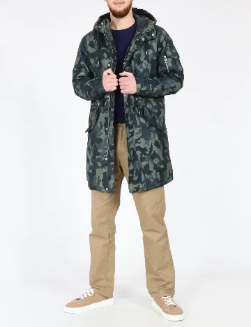 Geaca Pull&Bear, army Verde
