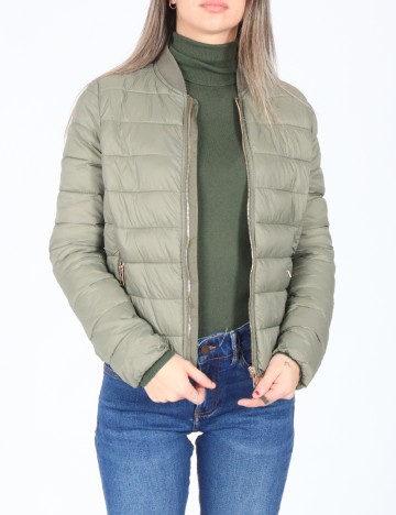 Geaca Bershka, verde