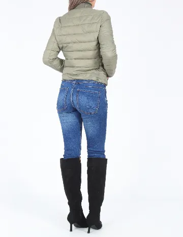 Geaca Bershka, verde Verde