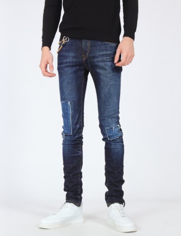 Blugi Pull&Bear, bleumarin