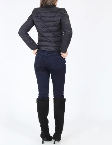 Geaca Bershka, bleumarin inchis Albastru